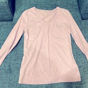 Light purple long sleeve t-shirt